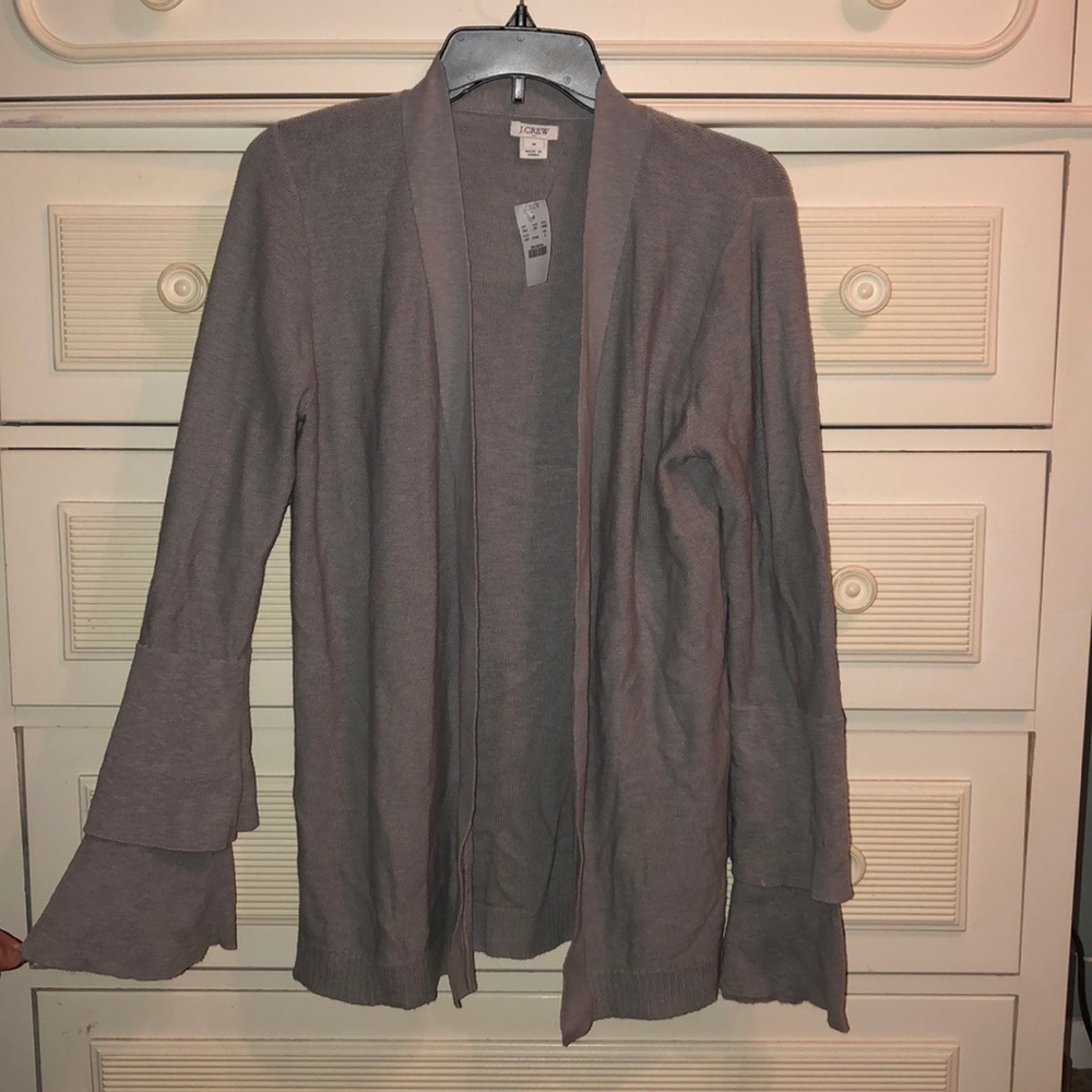 J. Crew gray cardigan